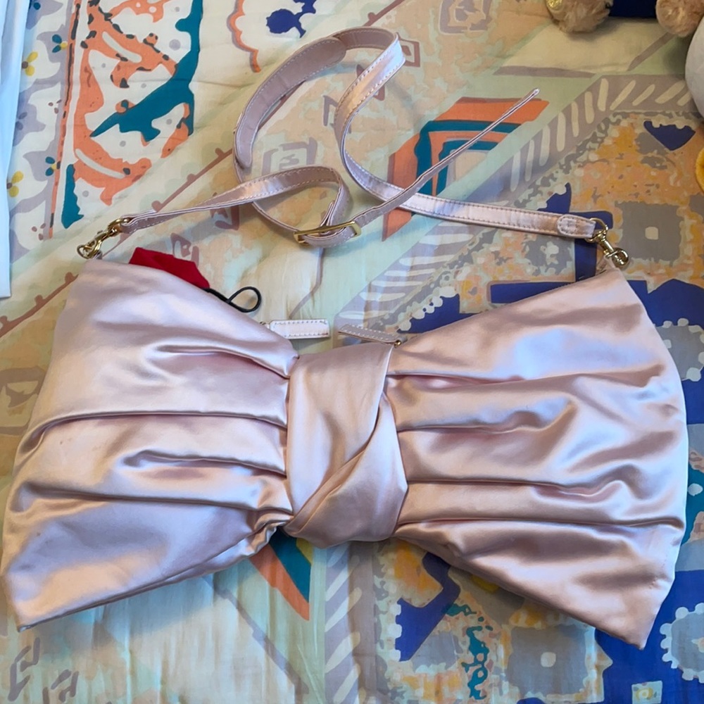 Valentino Satin Bow Bag
